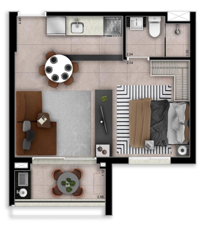 Apartamento, 1 quarto - Foto 25