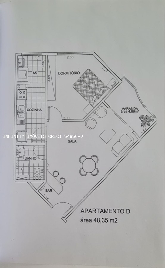 Apartamento, 1 quarto, 54 m² - Foto 12